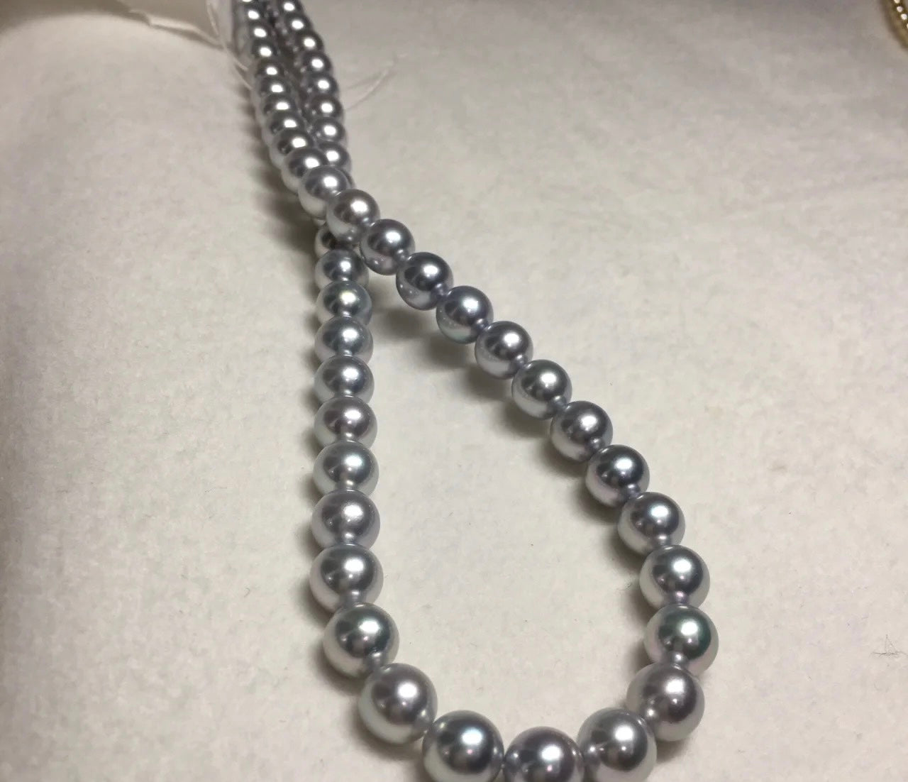 0.01Elegant lady ——Platinum Gray pearl 6-7mm（1pc in one clam)