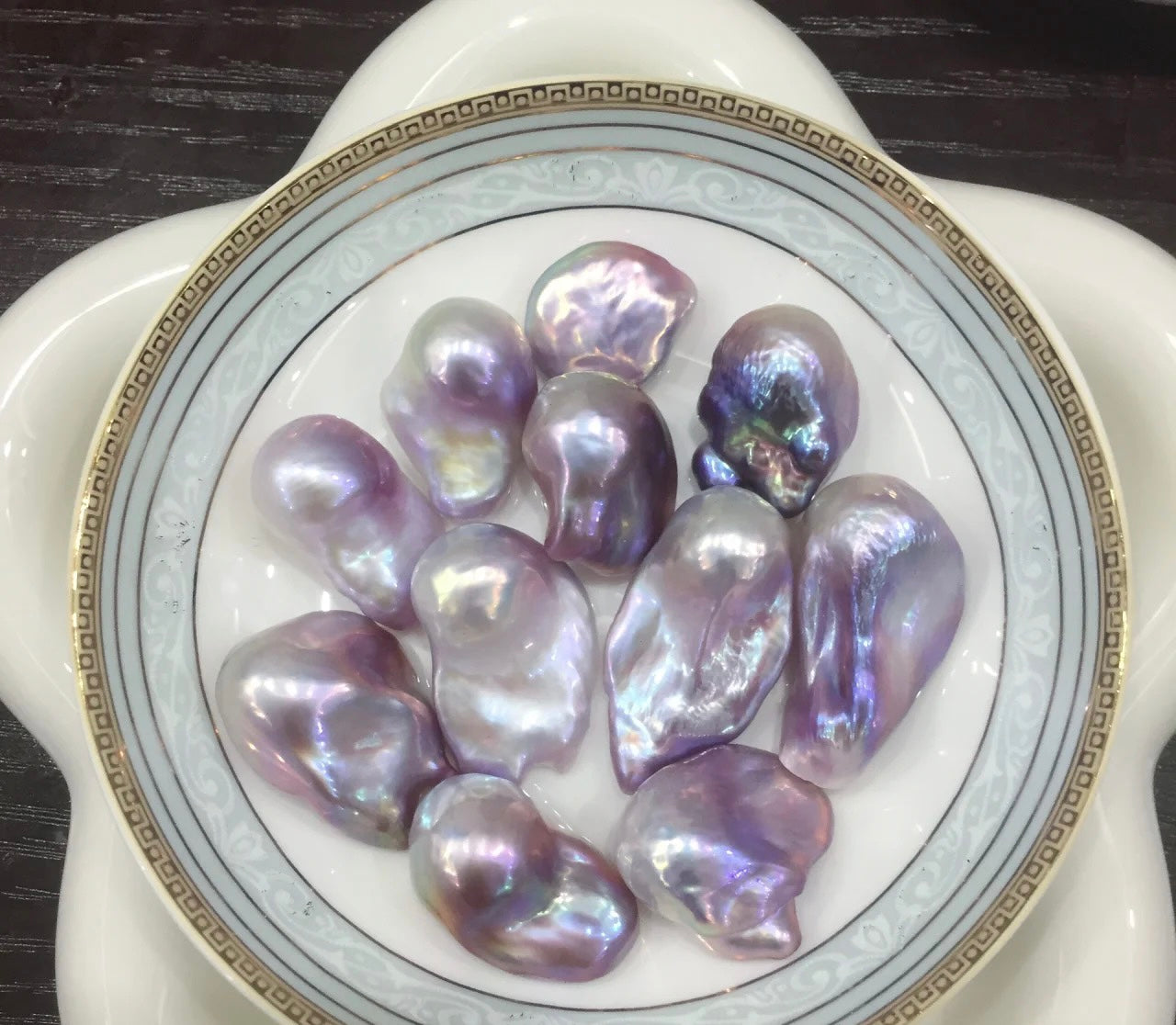 0.001【Purple Big Baroque Pearl+1Edison New Arrival💥💥💥💥💥💥