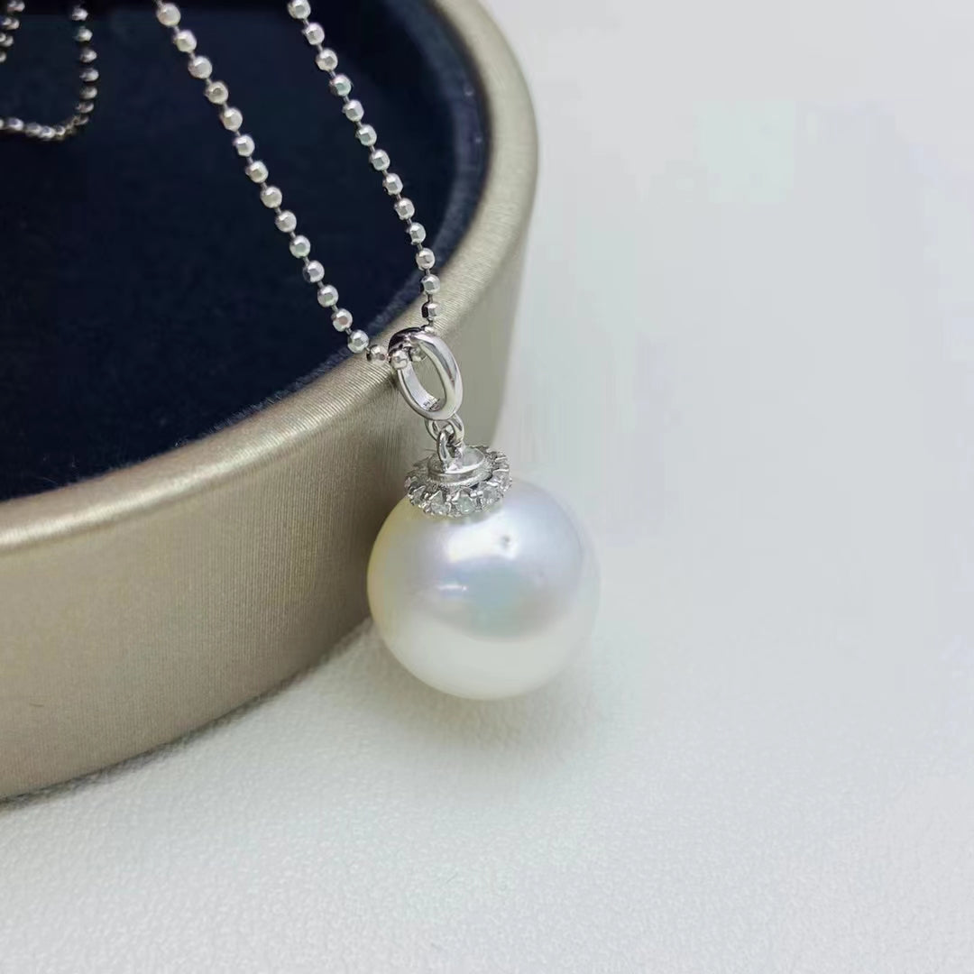 Necklace ss processing charges（Without pearl or chain）12-13mm pearl